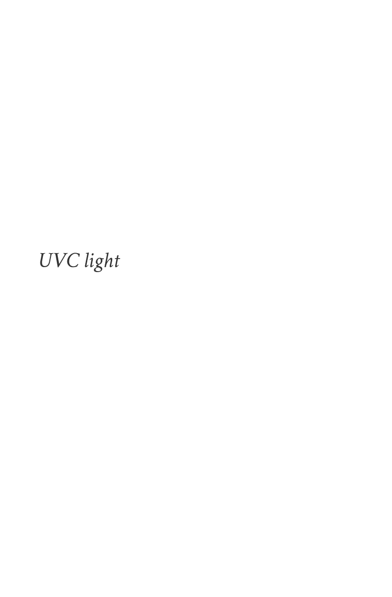 UVC light